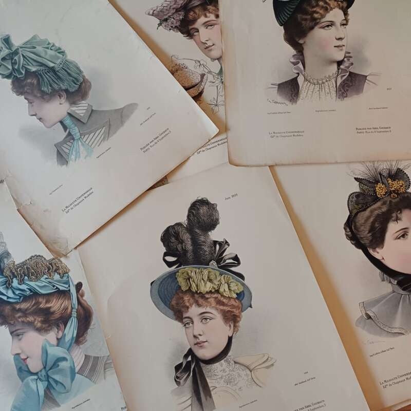 Antieke Chromolitho's 19e Eeuw A3