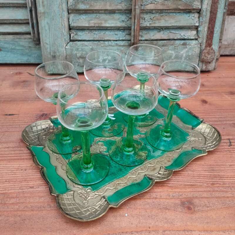 set van 6 glaasjes