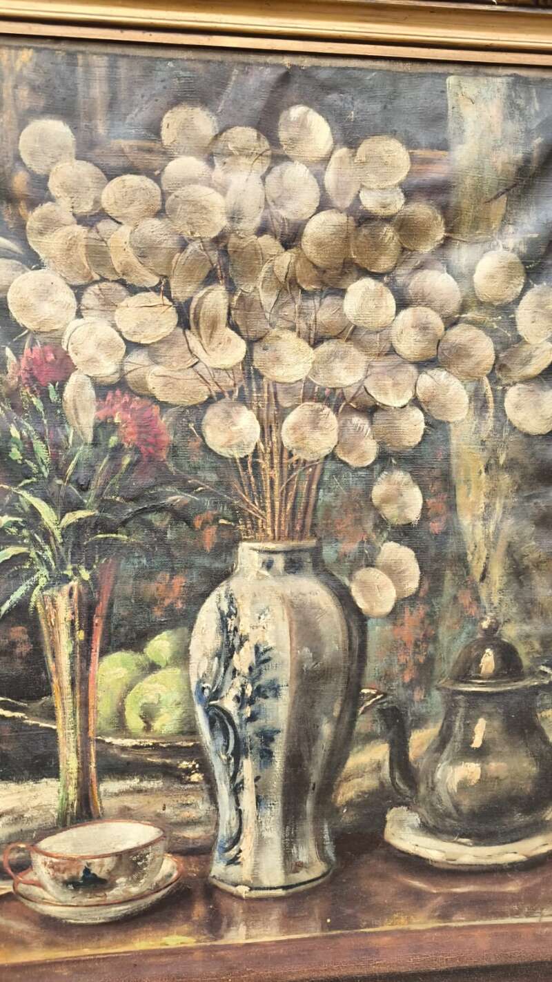 Antiek schilderij - Afbeelding 2