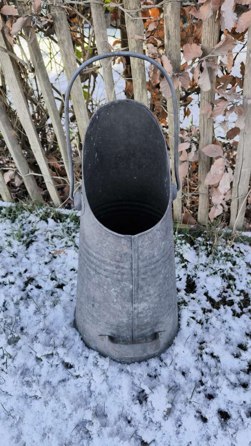 Zinken kolenbak (voor pellets eventueel) - Afbeelding 2