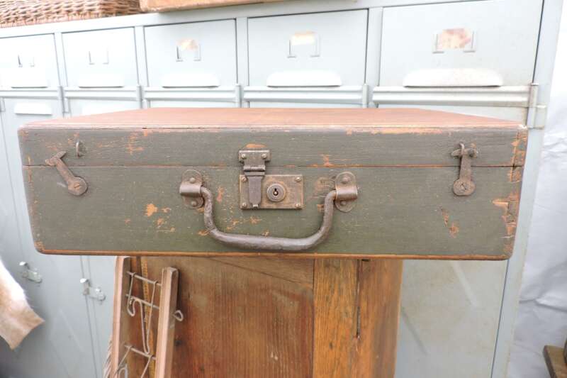Houten koffer - Afbeelding 2