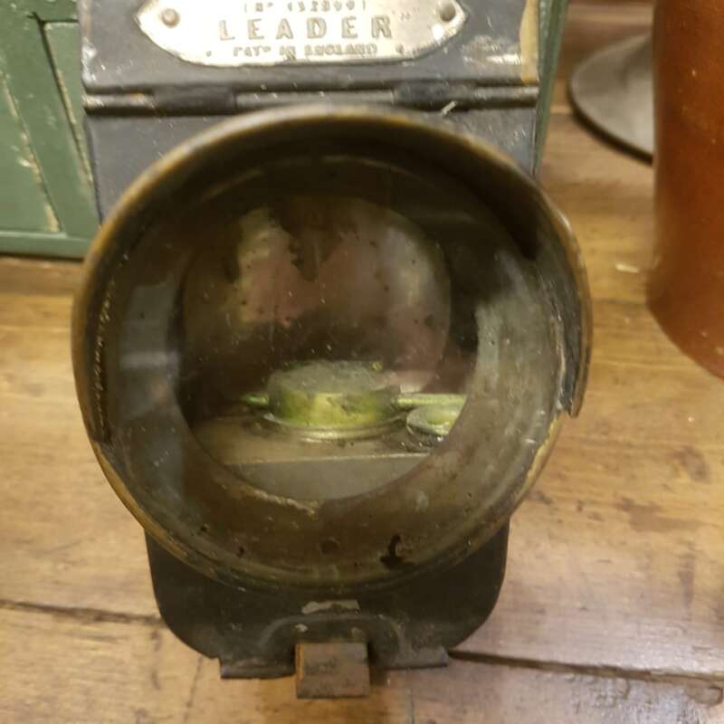 Oude fietslamp