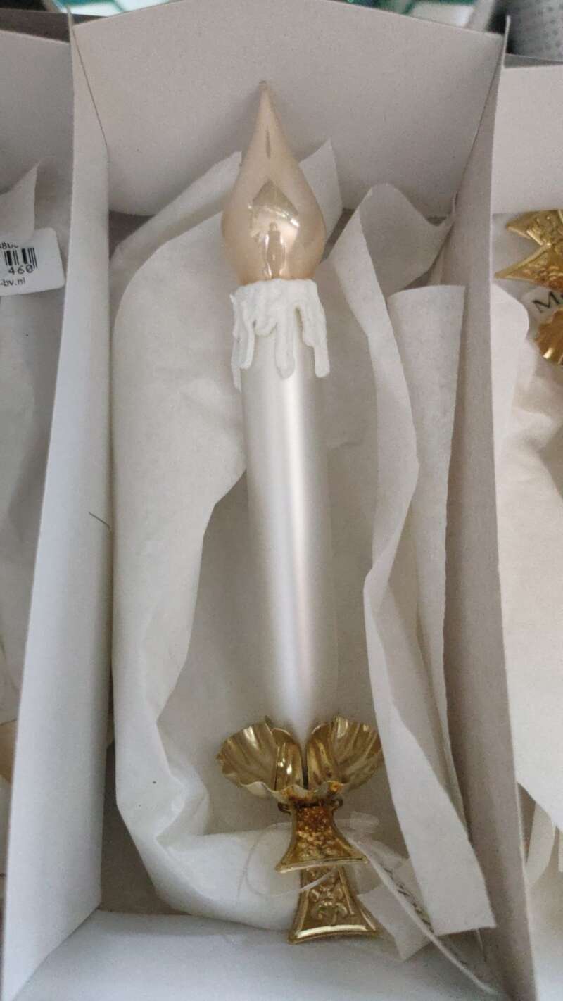 Kerstclipper kaarsje