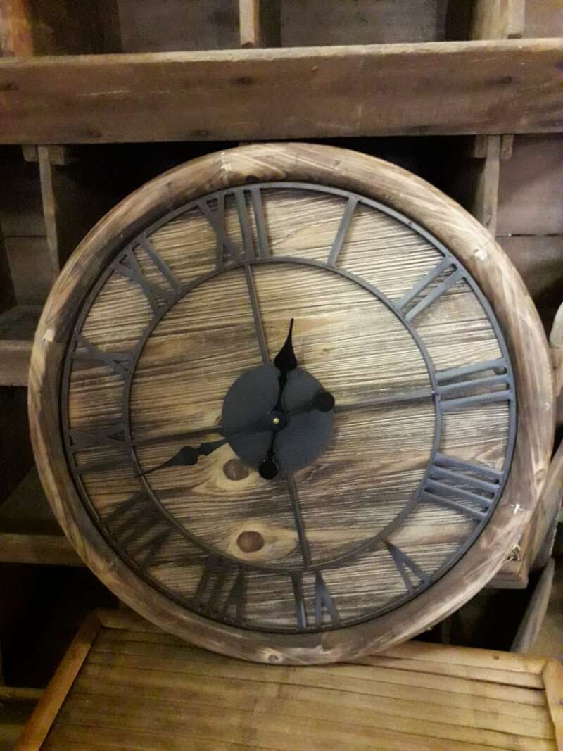 Houten klok