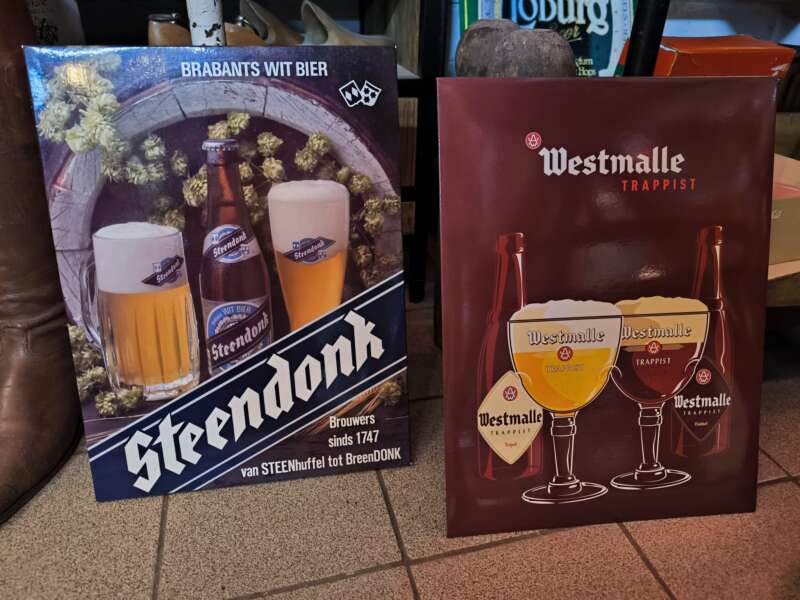 Oude Kartonnen Bier Reclames - Afbeelding 6