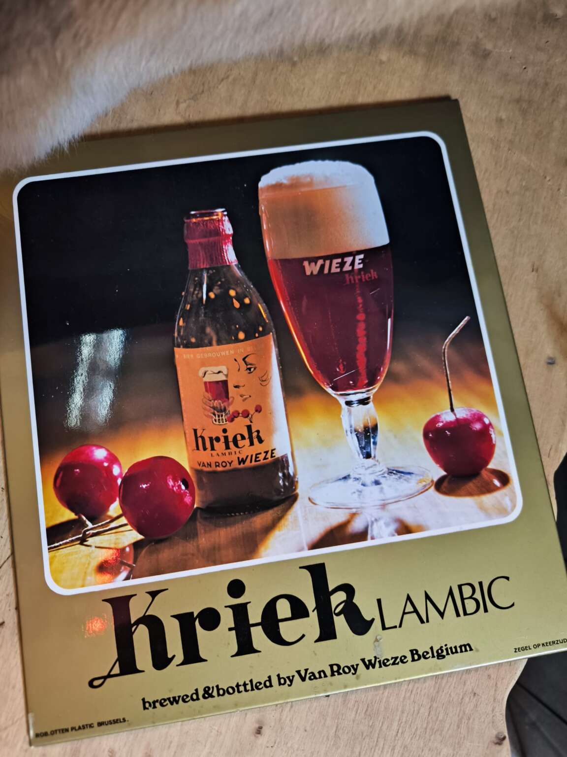Oude Kartonnen Bier Reclames - Afbeelding 3
