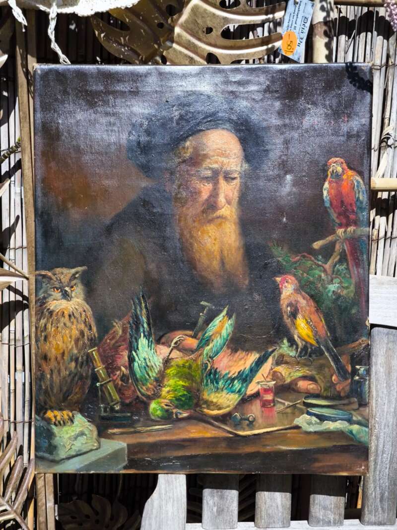 Schilderij olie op doek R.Nicolet(i)
